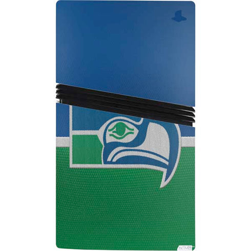 NFL Seattle Seahawks Vintage PS5 Pro Console Skin