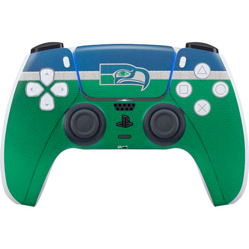NFL Seattle Seahawks Vintage PlayStation PS5 Skins