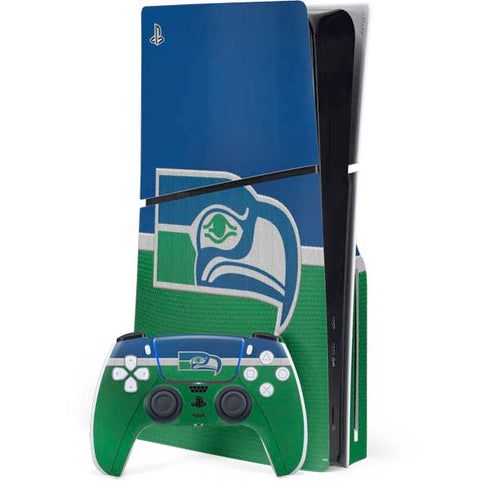 NFL Seattle Seahawks Vintage PlayStation PS5 Skins