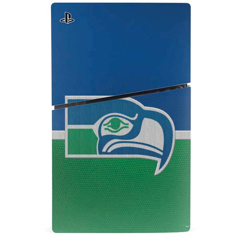 NFL Seattle Seahawks Vintage PS5 Slim Digital Edition Console Skin