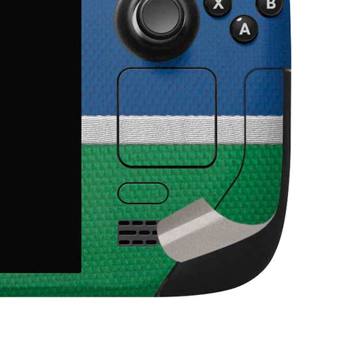 NFL Seattle Seahawks Vintage Steam Deck Handheld Gaming Computer OLED Skin