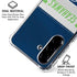 NFL Seattle Seahawks White Striped Galaxy A36 5G Clear Case