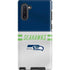 NFL Seattle Seahawks White Striped Galaxy Note 10 Pro Case