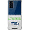 NFL Seattle Seahawks White Striped Galaxy Note20 5G Clear Case