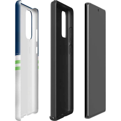 NFL Seattle Seahawks White Striped Galaxy Note20 5G Pro Case