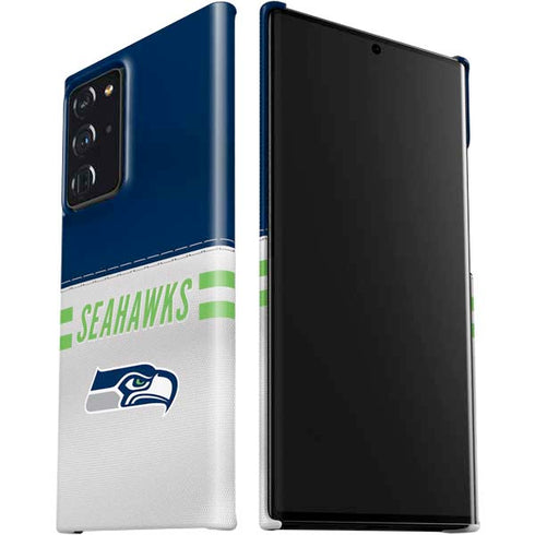NFL Seattle Seahawks White Striped Galaxy Note20 Ultra 5G Lite Case