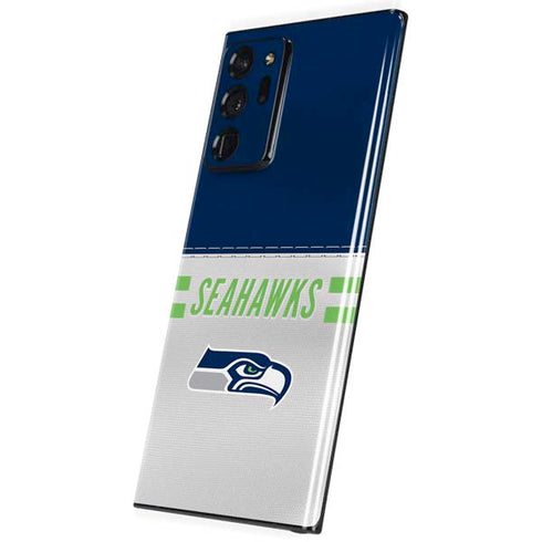 NFL Seattle Seahawks White Striped Galaxy Note20 Ultra 5G Skin