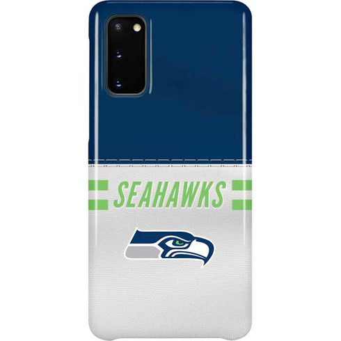NFL Seattle Seahawks White Striped Galaxy S20 Lite Case
