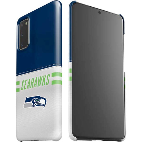 NFL Seattle Seahawks White Striped Galaxy S20 Lite Case