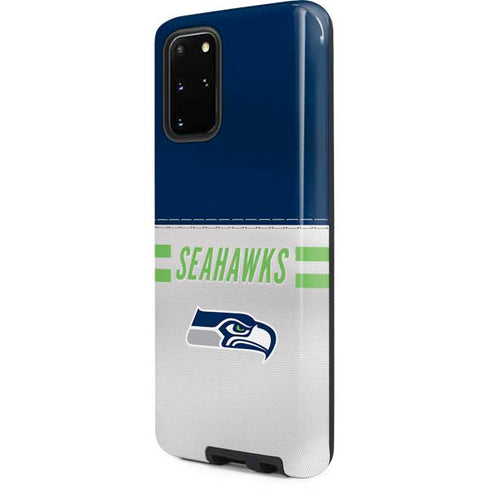 NFL Seattle Seahawks White Striped Galaxy S20 Plus Pro Case