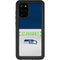 NFL Seattle Seahawks White Striped Galaxy S20 Plus Waterproof Case
