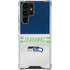 NFL Seattle Seahawks White Striped Galaxy S23 Ultra Clear Case