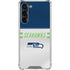 NFL Seattle Seahawks White Striped Galaxy S24 FE Clear Case