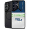 NFL Seattle Seahawks White Striped Galaxy S24 FE Kickstand Case