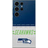 NFL Seattle Seahawks White Striped Galaxy S25 Ultra Skin