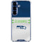NFL Seattle Seahawks White Striped Galaxy S25 Clear Case