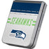 NFL Seattle Seahawks White Striped Galaxy Z Flip6 Skin