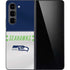 NFL Seattle Seahawks White Striped Galaxy Z Fold5 5G Skin