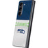 NFL Seattle Seahawks White Striped Galaxy Z Fold5 5G Skin