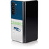 NFL Seattle Seahawks White Striped Galaxy Z Fold5 5G Skin