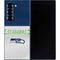 NFL Seattle Seahawks White Striped Galaxy Z Fold6 Skin