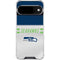 NFL Seattle Seahawks White Striped Google Pixel 10 Clear Case