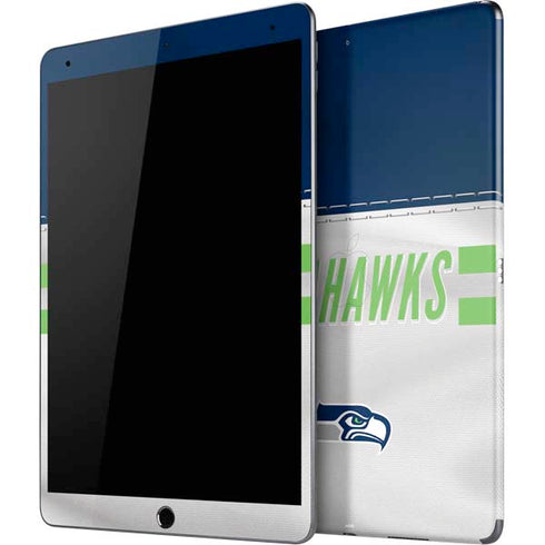 NFL Seattle Seahawks White Striped iPad Skins
