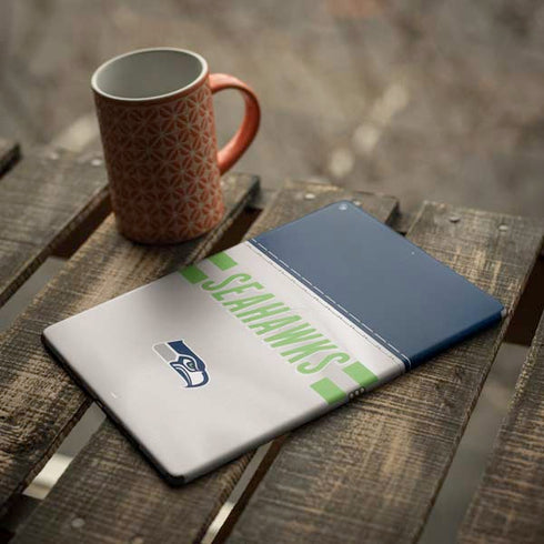 NFL Seattle Seahawks White Striped iPad Skins