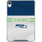 NFL Seattle Seahawks White Striped iPad 11th Gen (2025) Clear Case