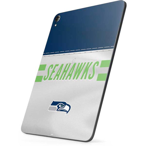 NFL Seattle Seahawks White Striped Apple iPad Pro Skin