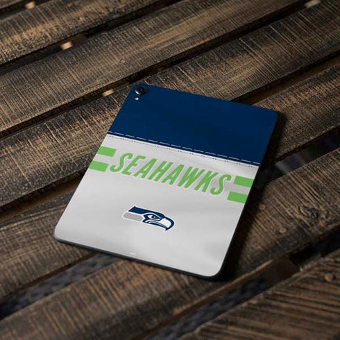 NFL Seattle Seahawks White Striped Apple iPad Pro Skin