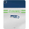 NFL Seattle Seahawks White Striped iPad Pro 13in M4 (2024) Skin