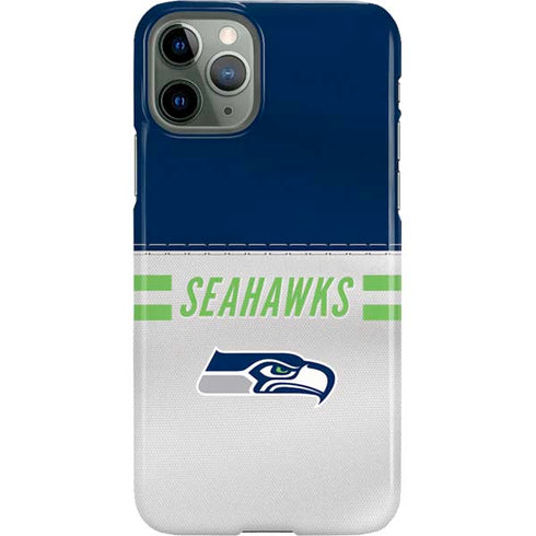 NFL Seattle Seahawks White Striped iPhone 11 Pro Lite Case