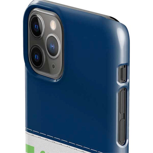 NFL Seattle Seahawks White Striped iPhone 11 Pro Lite Case