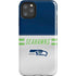 NFL Seattle Seahawks White Striped iPhone 11 Pro Max Impact Case