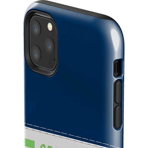 NFL Seattle Seahawks White Striped iPhone 11 Pro Max Impact Case