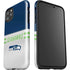 NFL Seattle Seahawks White Striped iPhone 11 Pro Max Impact Case