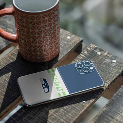 NFL Seattle Seahawks White Striped iPhone 11 Pro Skin