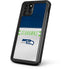NFL Seattle Seahawks White Striped iPhone 11 Pro Waterproof Case