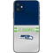 NFL Seattle Seahawks White Striped iPhone 11 Skin