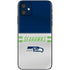 NFL Seattle Seahawks White Striped iPhone 11 Skin