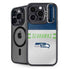 NFL Seattle Seahawks White Striped iPhone 13 Pro Kickstand Case