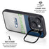 NFL Seattle Seahawks White Striped iPhone 14 Kickstand Case