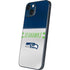 NFL Seattle Seahawks White Striped iPhone 15 Skin