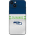 NFL Seattle Seahawks White Striped iPhone 15 Skin
