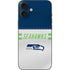 NFL Seattle Seahawks White Striped iPhone 16 Plus Skin