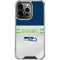 NFL Seattle Seahawks White Striped iPhone 16 Pro Max Clear Case