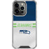 NFL Seattle Seahawks White Striped iPhone 16 Pro Max Clear Case