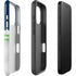 NFL Seattle Seahawks White Striped iPhone 16 Pro Max Impact Case