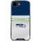 NFL Seattle Seahawks White Striped iPhone 16e Clear Case
